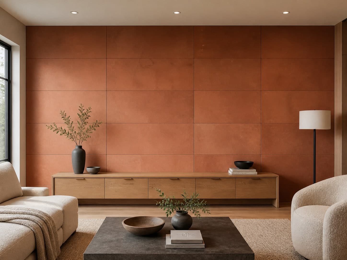 Terracotta Clay Sheet Wall design direction