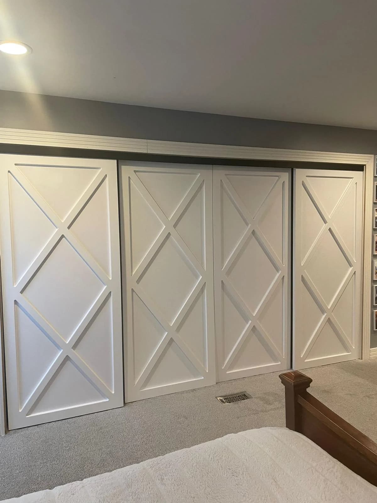 Geometric Hidden-Door Wall design direction
