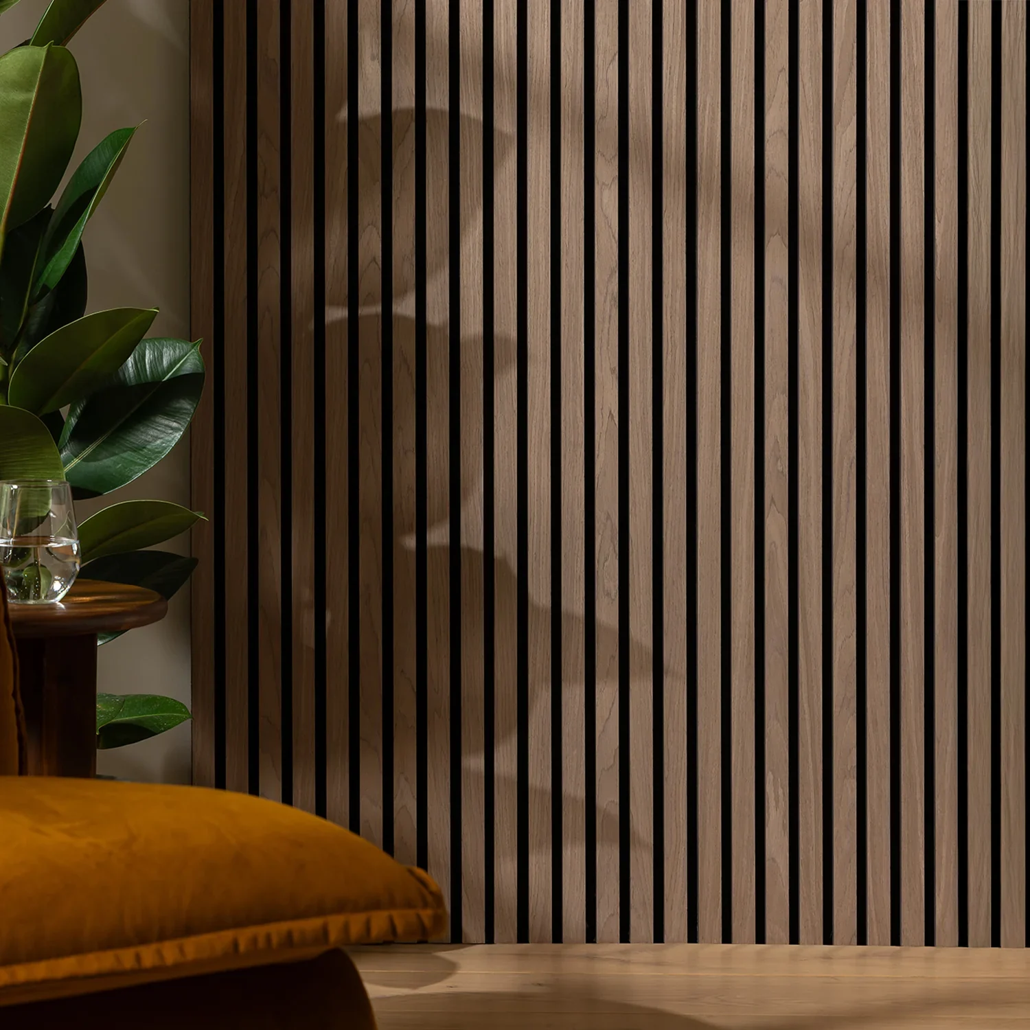 Curved Black Slat Feature design direction