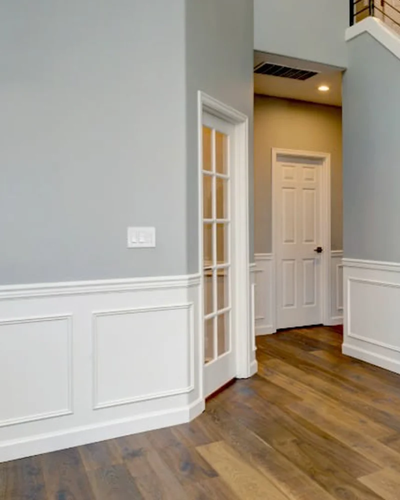 Classic White Hall Wainscot design direction