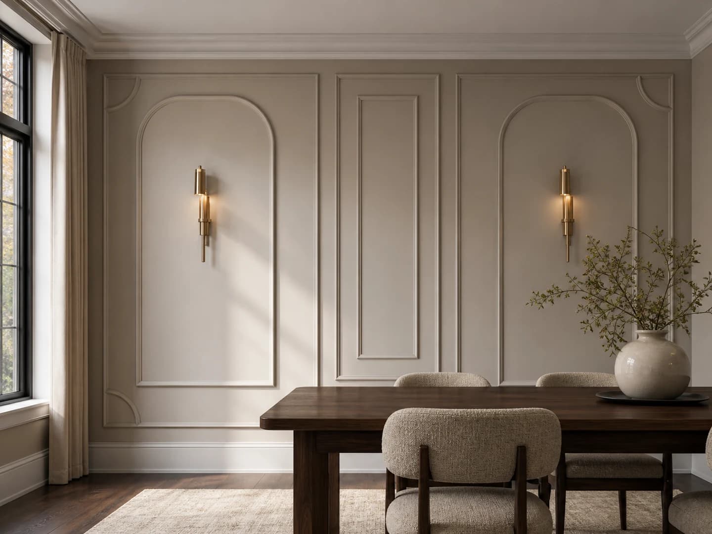 Modern French Curved Moulding design direction