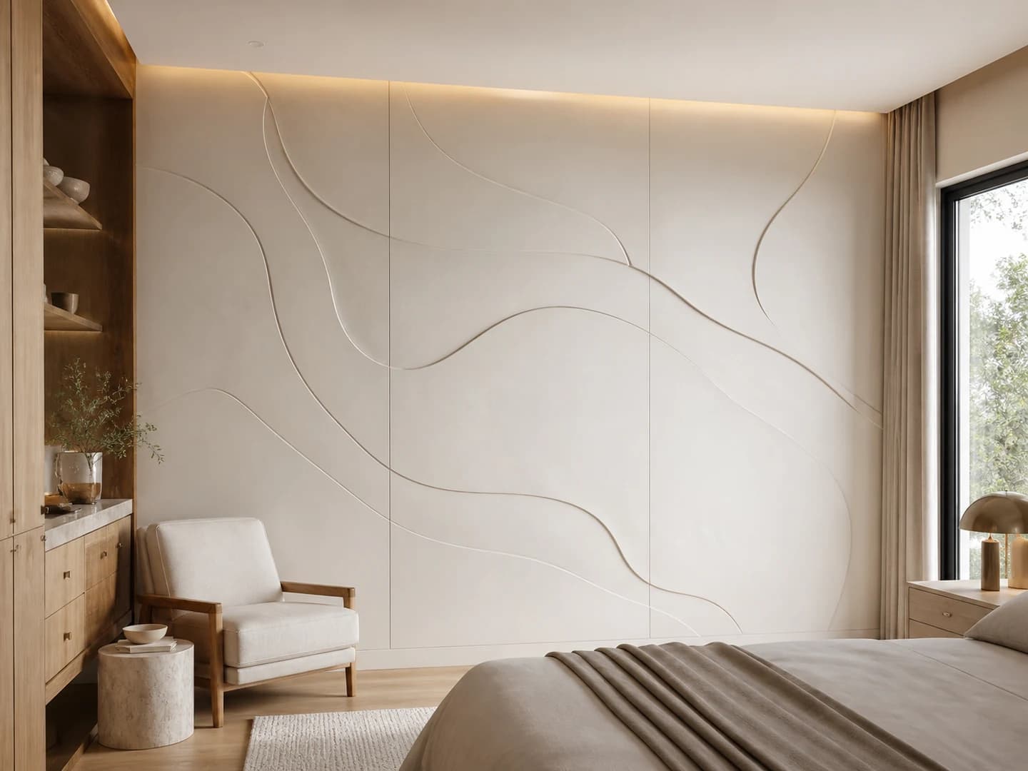 Seamless Flow Relief Panels design direction